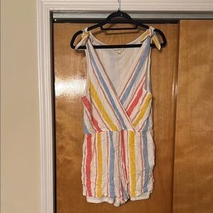 Colorful Striped Romper